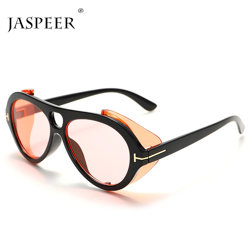 JASPEER New Fashion Steampunk Sunglasses Vintage Round Punk Eyewear Summer Fashion Items Sun Protection Glass UV400
JASPEER New Fashion Steampunk Sunglasses Vintage Round Punk Eyewear Summer Fashion Items Sun Protection Glass UV400