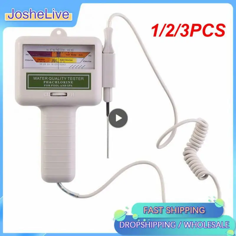 1/2/3PCS in 1 PH Chlorine Meter Chlorine Tester PC-101 PH Tester Chlorine Water Quality Testing Device CL2 Measuring For Pool
1/2/3PCS in 1 PH Chlorine Meter Chlorine Tester PC-101 PH Tester Chlorine Water Quality Testing Device CL2 Measuring For Pool