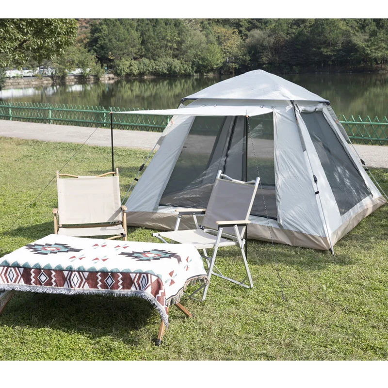 5-8 Person Outdoor Automatic Quick Open Tent Rainfly Waterproof Camping Tent Family Outdoor Instant Setup Tent with Carring Bag
5-8 Person Outdoor Automatic Quick Open Tent Rainfly Waterproof Camping Tent Family Outdoor Instant Setup Tent with Carring Bag