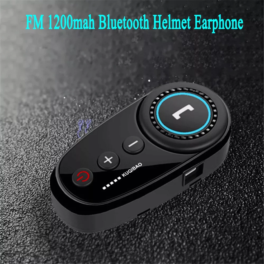 1200Mah Bluetooth 5.0 Motorcycle Helmet Headset Handsfree Headset FM Radio Waterproof Moto Handsfree Kit No Intercom Function
1200Mah Bluetooth 5.0 Motorcycle Helmet Headset Handsfree Headset FM Radio Waterproof Moto Handsfree Kit No Intercom Function