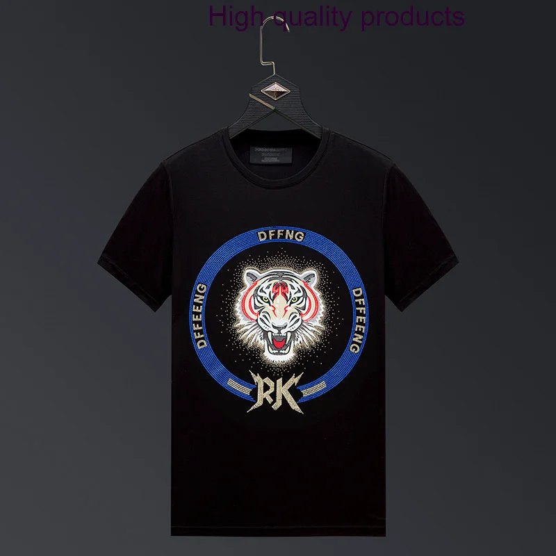 Tiger 2023 Rhinestones T Shirts Men Summer Fashion Streetwear Mercerized Cotton Short Sleeve O Neck Slim Tshirts Plus Size 6XL
Tiger 2023 Rhinestones T Shirts Men Summer Fashion Streetwear Mercerized Cotton Short Sleeve O Neck Slim Tshirts Plus Size 6XL