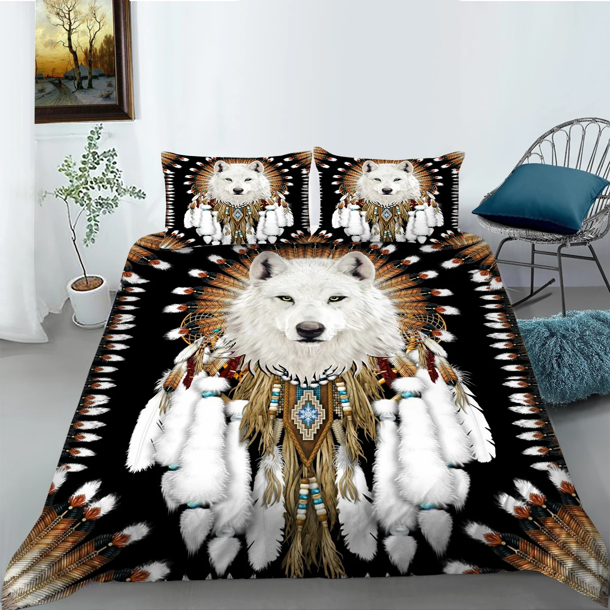 Hot Style Soft Bedding Set 3d Digital Wolf Printing 2/3pcs Duvet Cover Set with Zipper Single Twin Double Full Queen King
Hot Style Soft Bedding Set 3d Digital Wolf Printing 2/3pcs Duvet Cover Set with Zipper Single Twin Double Full Queen King