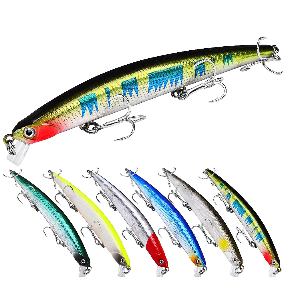 1 Pcs Bionic Bait Floating Mino Hard Bait 13cm 14.5g Bionic Bait False Bait Long-range Throwing Suspended Mino Blood Tank Hook
1 Pcs Bionic Bait Floating Mino Hard Bait 13cm 14.5g Bionic Bait False Bait Long-range Throwing Suspended Mino Blood Tank Hook