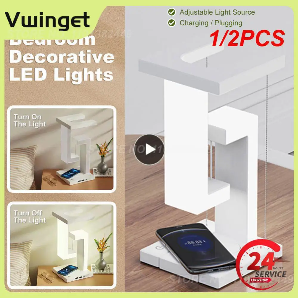 1/2PCS New LED Table Lamp Suspended Anti-Gravity Wireless Charging Desk Light Foldable Adjustable Bedroom Livingroom Lighting
1/2PCS New LED Table Lamp Suspended Anti-Gravity Wireless Charging Desk Light Foldable Adjustable Bedroom Livingroom Lighting