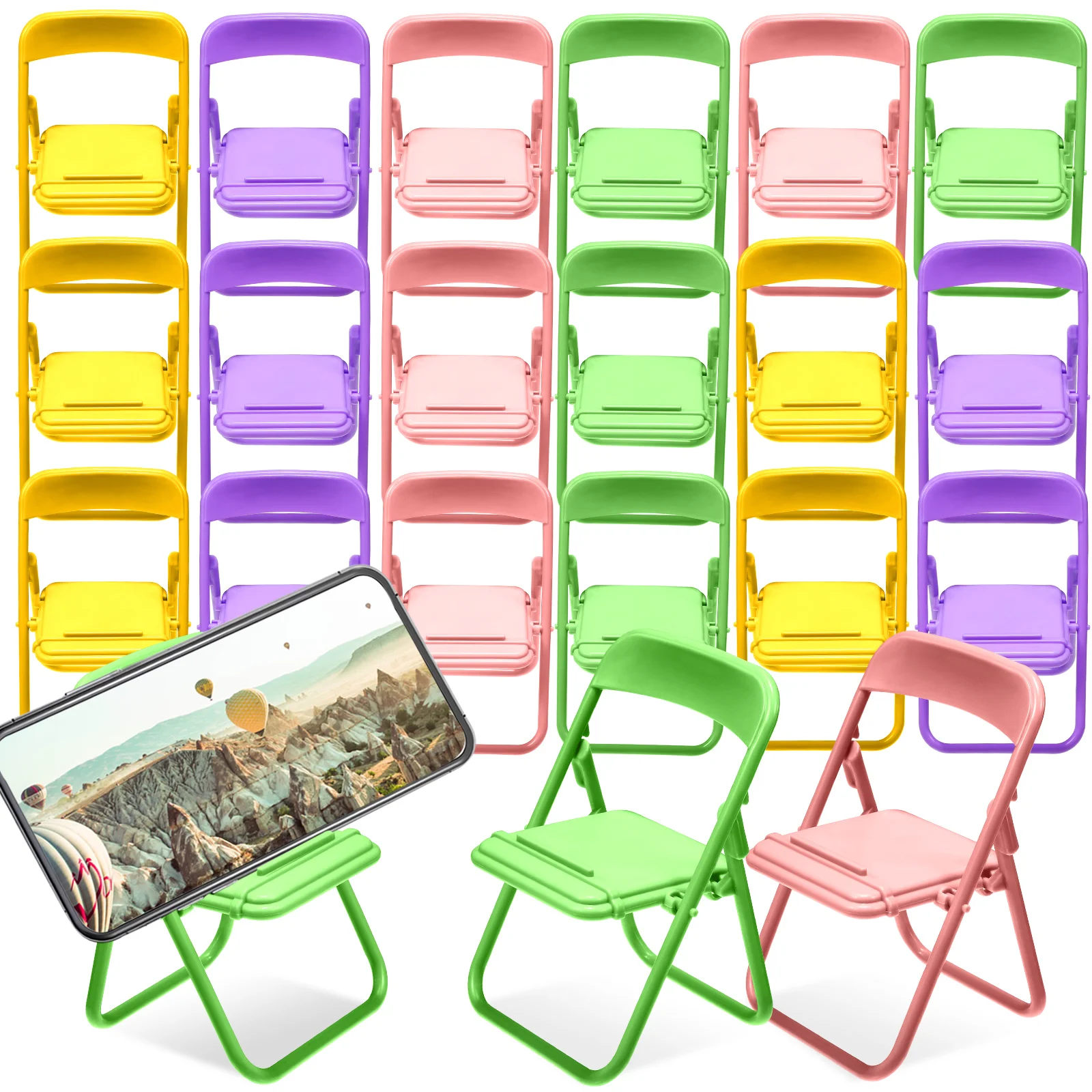 20 Pcs Office Desk Accessories Funny Cute Desktop Phone Holder Pp Mini Chair Cell Stand Rack
20 Pcs Office Desk Accessories Funny Cute Desktop Phone Holder Pp Mini Chair Cell Stand Rack