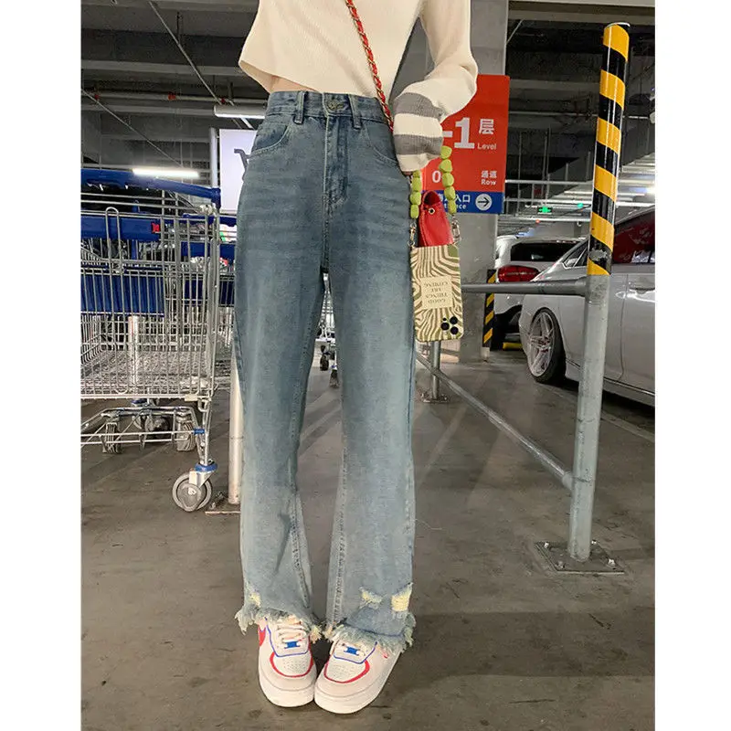 Fairy Grunge High Waisted Wide Leg Jeans Clothes Wide Hippie Denim Punk Pants Woman Streetwear Y2K Ripped Jeans For Women Hole
Fairy Grunge High Waisted Wide Leg Jeans Clothes Wide Hippie Denim Punk Pants Woman Streetwear Y2K Ripped Jeans For Women Hole