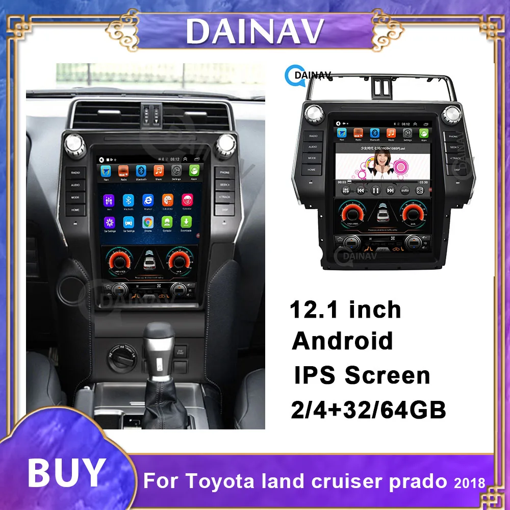 12.1 inch Vertical Screen Car Radio Stereo For Toyota land cruiser prado 2018 Car Autoradio GPS Navigation Multimedia DVD player
12.1 inch Vertical Screen Car Radio Stereo For Toyota land cruiser prado 2018 Car Autoradio GPS Navigation Multimedia DVD player