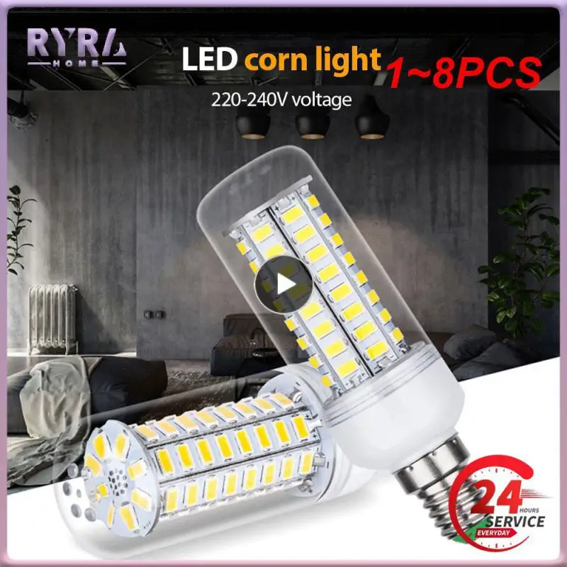 

1~8PCS 5730 E27 LED Light Corn Lamp Energy Saving Lights Led Lamp 110V 220V Lampada Candle Ampoule LED Corn Light Bulbs