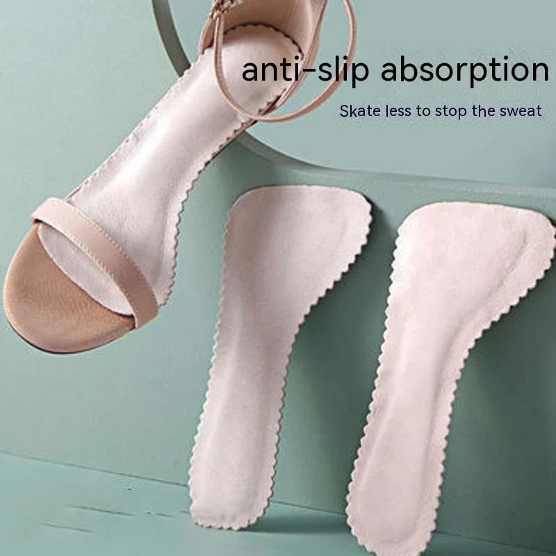 Women Insoles Leather High Heel Self-Adhesive Inserts Shoe Pads Arch Support Shock Absorption Sweat Absorption Foot Care Cushion
Women Insoles Leather High Heel Self-Adhesive Inserts Shoe Pads Arch Support Shock Absorption Sweat Absorption Foot Care Cushion