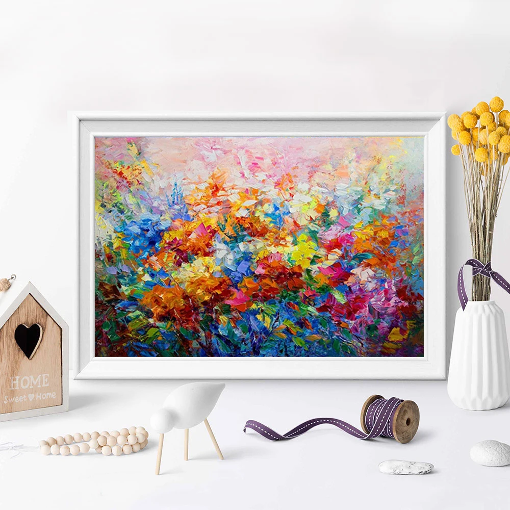 5D Diamond Painting Kits Abstract Art Colorful Flowers Full Drill Diamond Embroidery Wall Painting Cross Stitch Decor for Home
5D Diamond Painting Kits Abstract Art Colorful Flowers Full Drill Diamond Embroidery Wall Painting Cross Stitch Decor for Home