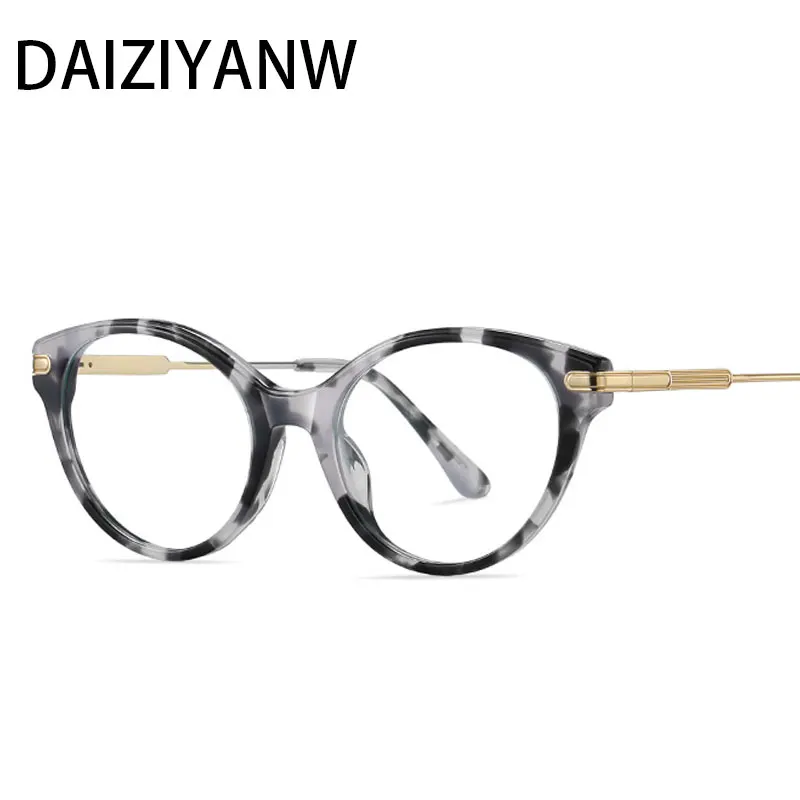 Vintage Round Cat Eye Acetate Glasses Frame Men Optical Prescription Eyeglasses Frame Women Luxury Anti blue Brand Eyewear
Vintage Round Cat Eye Acetate Glasses Frame Men Optical Prescription Eyeglasses Frame Women Luxury Anti blue Brand Eyewear