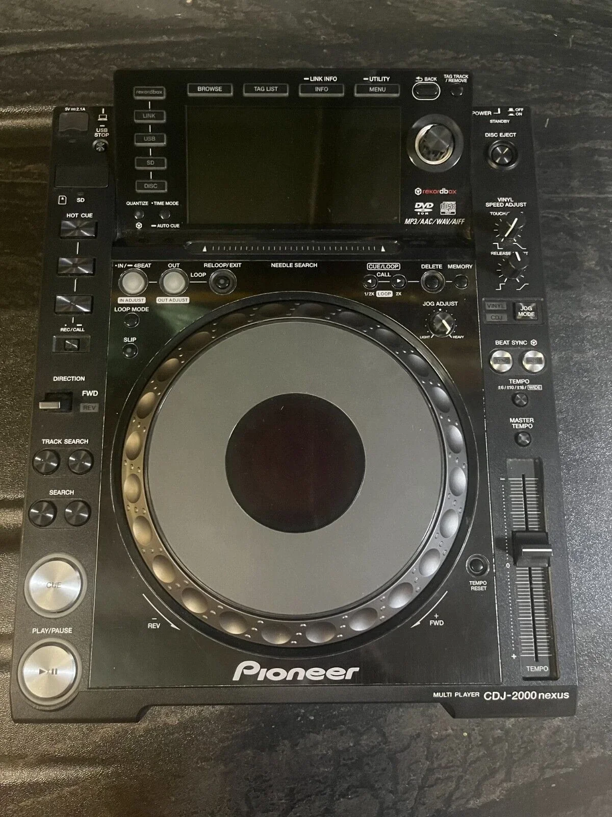 New/Unused Pioneer CDJ-2000-NXS Digital DJ Turntable
New/Unused Pioneer CDJ-2000-NXS Digital DJ Turntable
