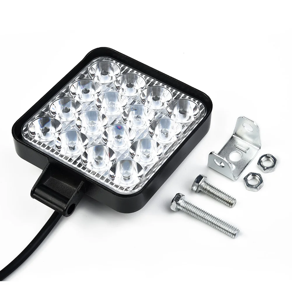 48W 16-LED Work Light Bar Floodlight Car ATV Off-road Driving Fog Lamp 12V 24V 1000LM Waterproof Vehicles Car Work Lights
48W 16-LED Work Light Bar Floodlight Car ATV Off-road Driving Fog Lamp 12V 24V 1000LM Waterproof Vehicles Car Work Lights