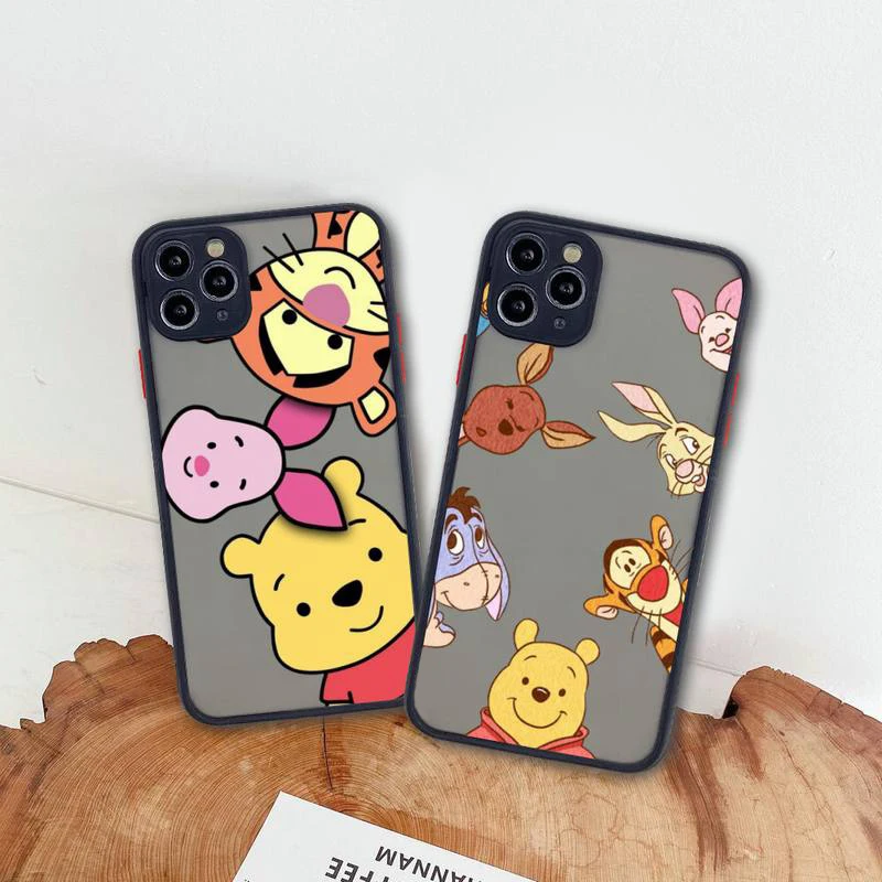 Cute Bear Winnie The Pooh Phone Case For iphone 13 12 11 Pro Max Mini XS 8 7 Plus X SE 2020 XR Matte Transparent Cover
Cute Bear Winnie The Pooh Phone Case For iphone 13 12 11 Pro Max Mini XS 8 7 Plus X SE 2020 XR Matte Transparent Cover