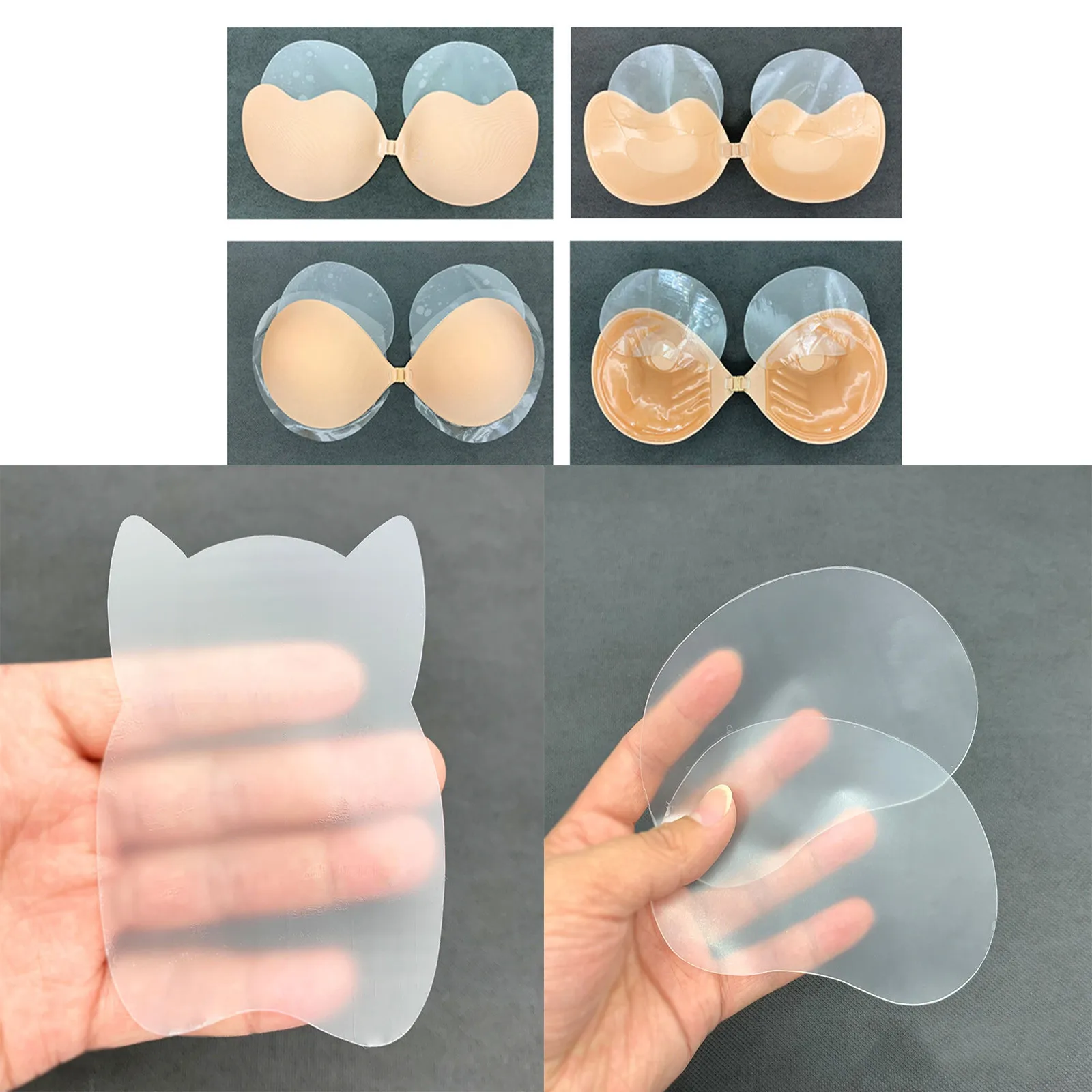 Reusable Transparent Breast Petals Lift Nipple Cover Biopoly Bra Accessories Lnvisible Petal Adhesive Strapless Breast Stickers
Reusable Transparent Breast Petals Lift Nipple Cover Biopoly Bra Accessories Lnvisible Petal Adhesive Strapless Breast Stickers
