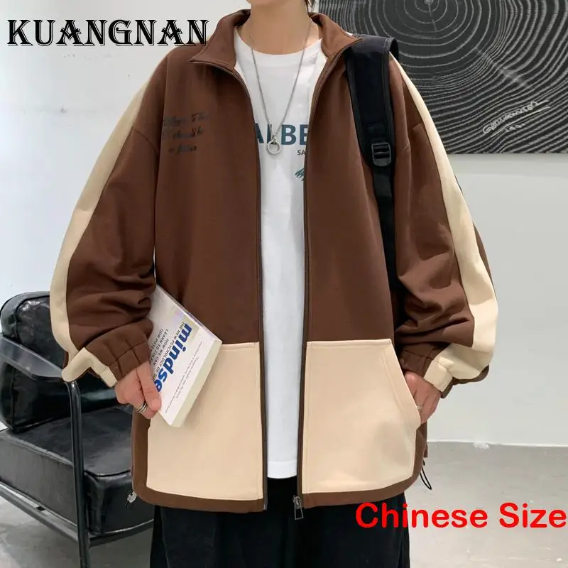 KUANGNAN Zipper Patchwork Streetwear Men Clothes for Men's Sweatshirt New Hoodies and Sweatshirts Pullovers 4XL 2023 Spring
KUANGNAN Zipper Patchwork Streetwear Men Clothes for Men's Sweatshirt New Hoodies and Sweatshirts Pullovers 4XL 2023 Spring
