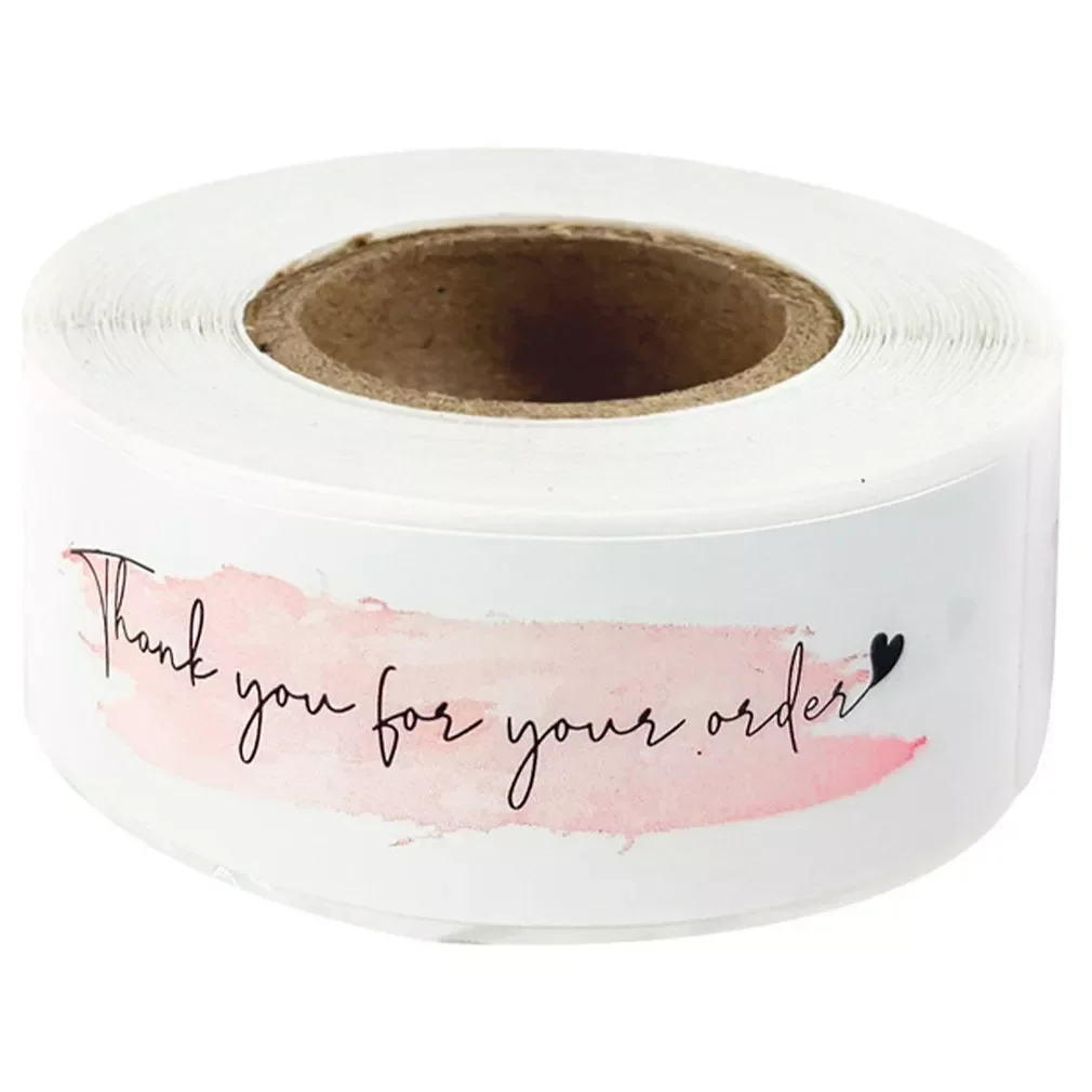 Thank You Sticker 120 Labels Per Roll Gift Wrapping Decoration Paper Self-adhesive Label Rectangle Stickers
Thank You Sticker 120 Labels Per Roll Gift Wrapping Decoration Paper Self-adhesive Label Rectangle Stickers