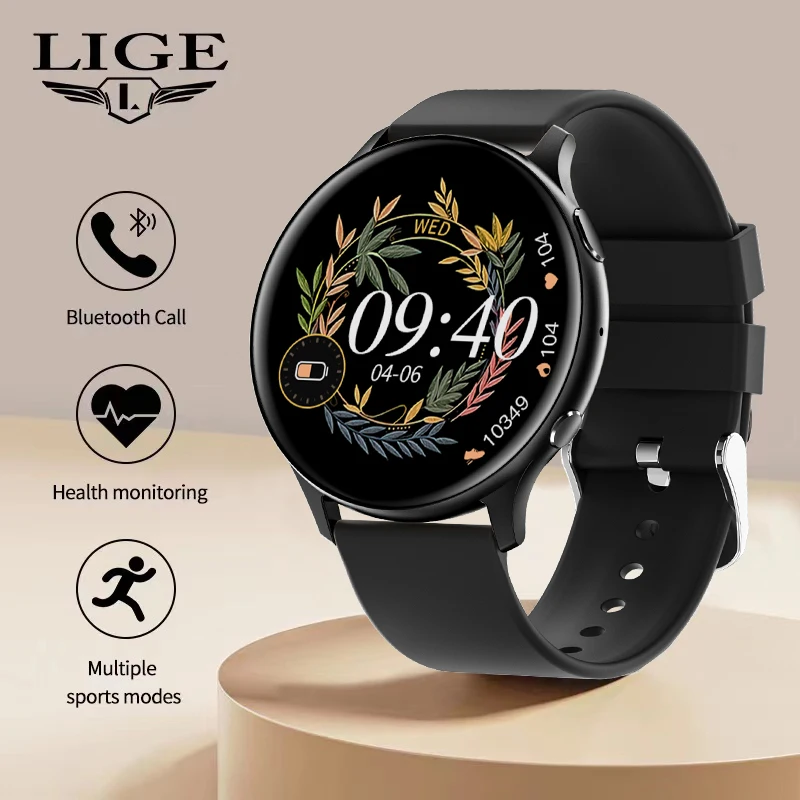 Смарт-часы LIGE мужские водонепроницаемые с Bluetooth и измерением температуры
Смарт-часы LIGE мужские водонепроницаемые с Bluetooth и измерением температуры