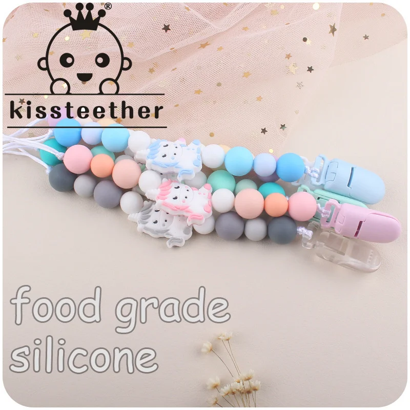 Kissteether New 1pcs Baby Pacifier Chain Creative Baby Cartoon Animal Unicorn Silicone Bite Molars To Prevent The Chain Toy
Kissteether New 1pcs Baby Pacifier Chain Creative Baby Cartoon Animal Unicorn Silicone Bite Molars To Prevent The Chain Toy