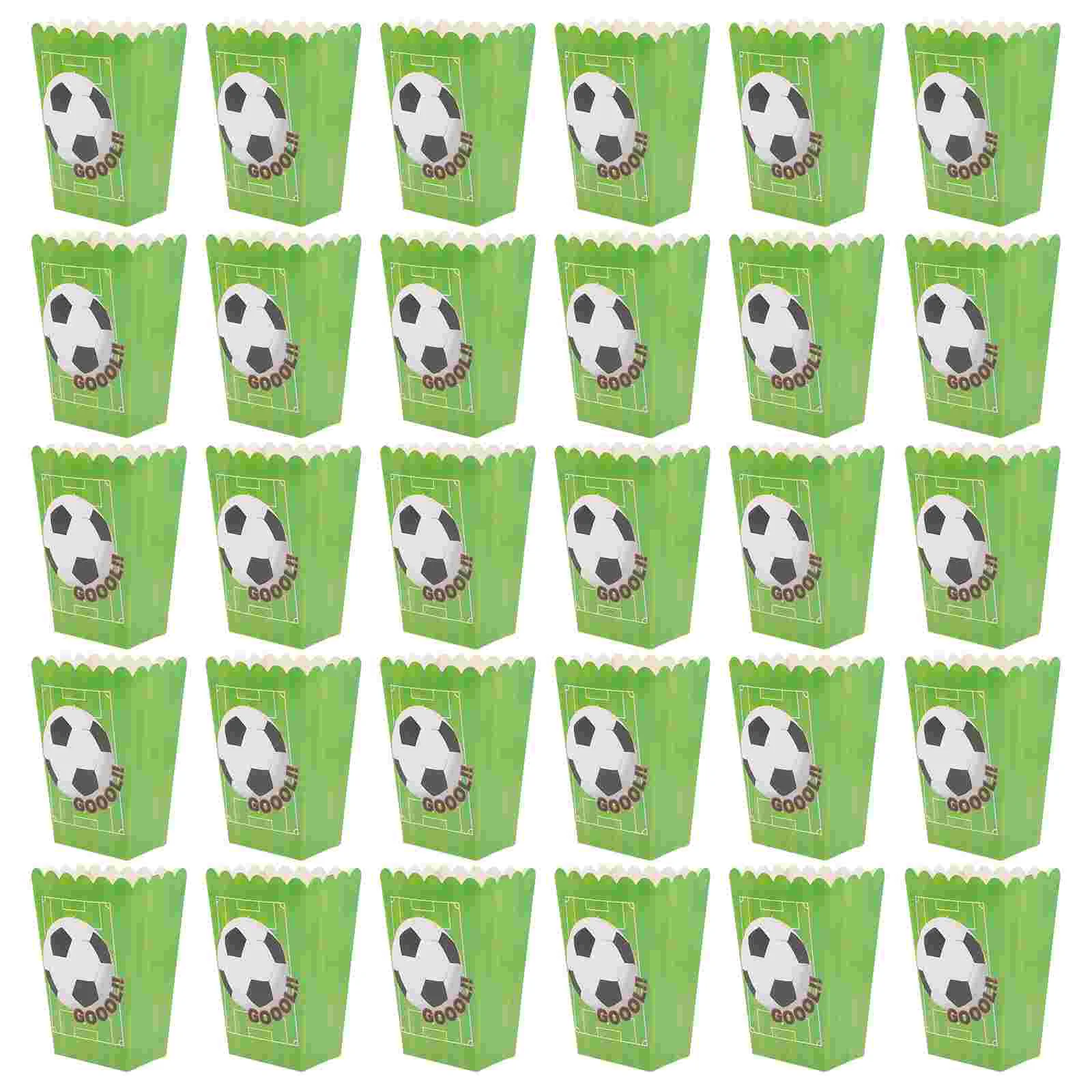 30pcs Movie Snack Box Holder Soccer Popcorn Buckets Movie Night Popcorn Boxes Popcorn Treat Containers
30pcs Movie Snack Box Holder Soccer Popcorn Buckets Movie Night Popcorn Boxes Popcorn Treat Containers
