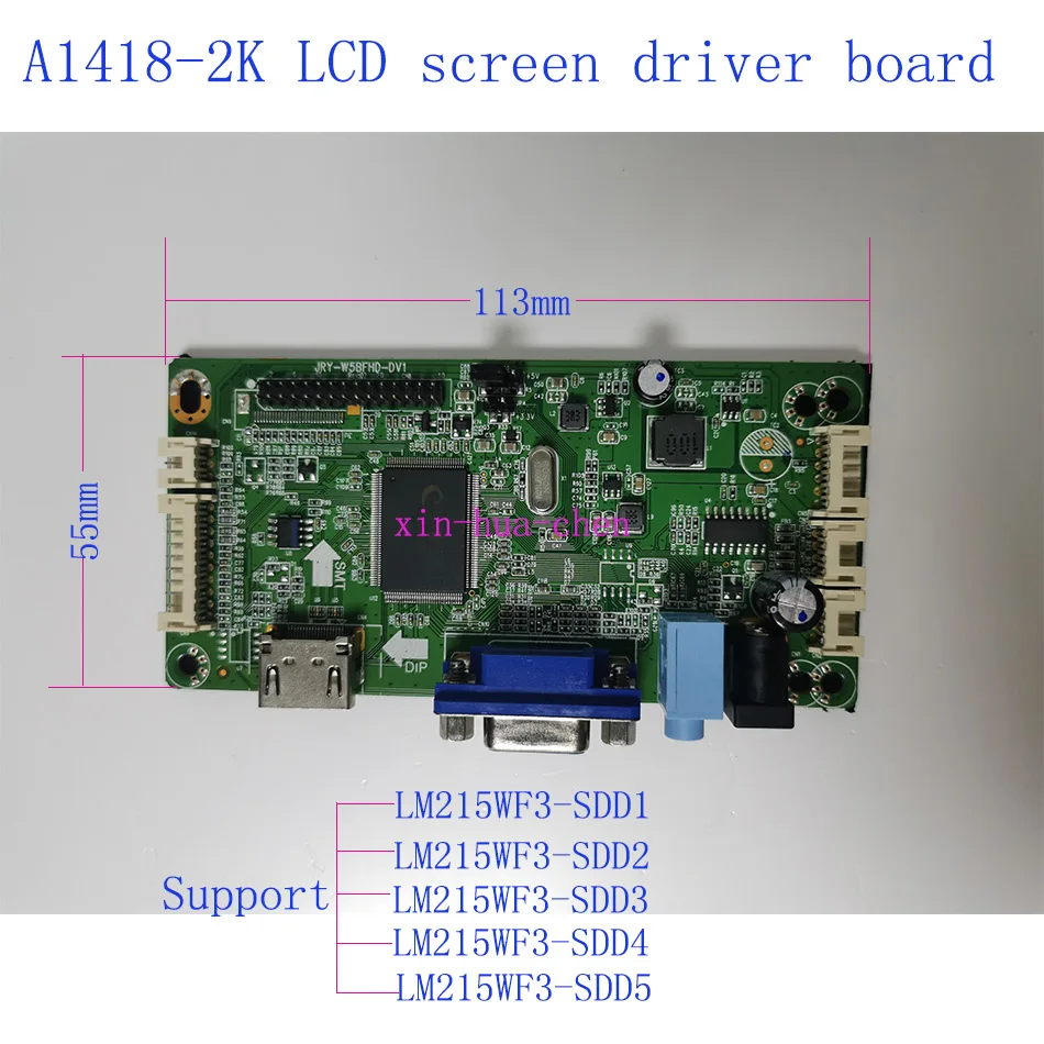 Hot sell Controller Board Kit For 21.5" 2K iMac A1418 1920*1080 LM215WF3 (SD)(D1) LM215WF3 SD D1 D2 D3 LCD Screen Driver
Hot sell Controller Board Kit For 21.5" 2K iMac A1418 1920*1080 LM215WF3 (SD)(D1) LM215WF3 SD D1 D2 D3 LCD Screen Driver