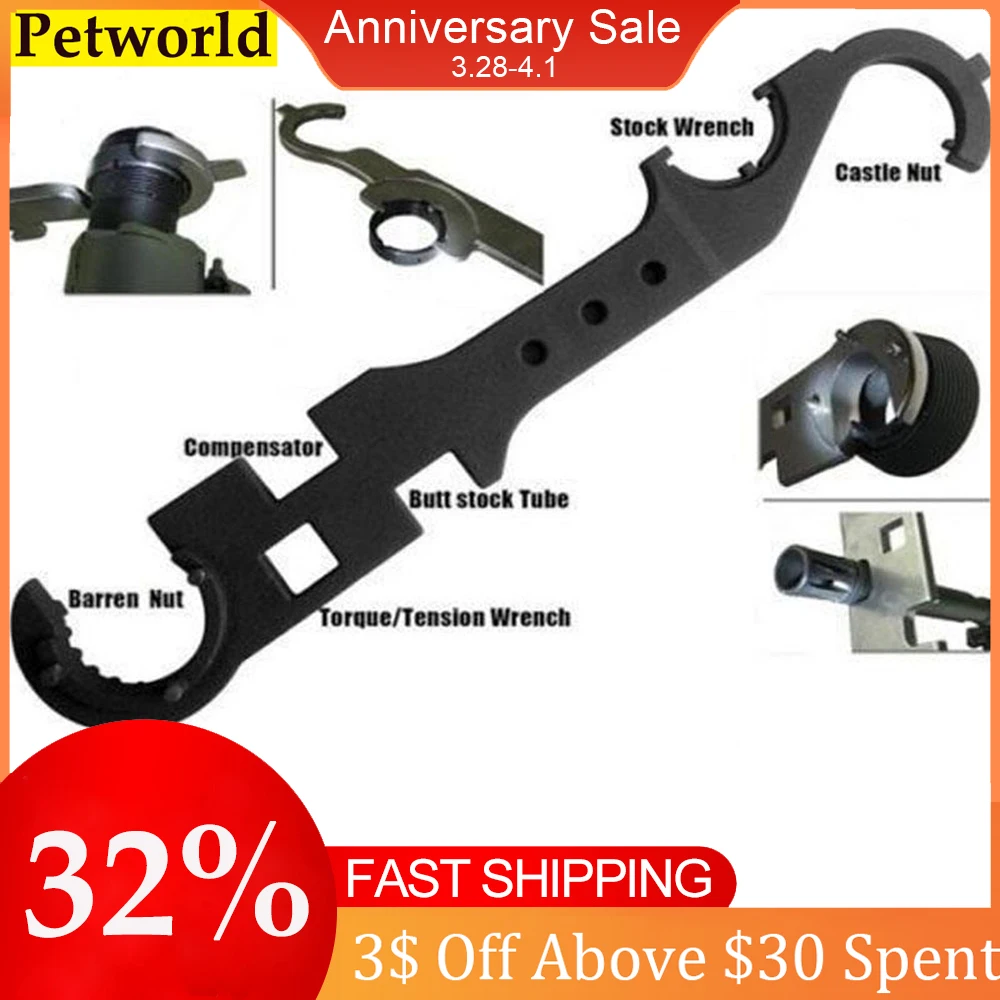 Outdoor 8 in 1 Combo Wrench AR15/M4 Armorer Spanner Multi-functional Repair Tool Travelling Easy Carrying Durable Parts
Outdoor 8 in 1 Combo Wrench AR15/M4 Armorer Spanner Multi-functional Repair Tool Travelling Easy Carrying Durable Parts