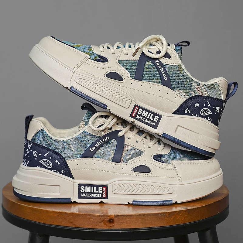 New Men's Casual Sneakers Fashion Trendy All-Match Skate Shoes Comfortable Wear-resistant Low Top Skate Shoes Zapatillas Hombre
New Men's Casual Sneakers Fashion Trendy All-Match Skate Shoes Comfortable Wear-resistant Low Top Skate Shoes Zapatillas Hombre