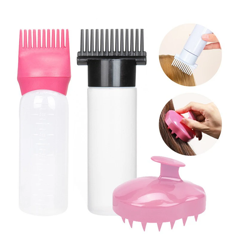 2Pcs/set 120ml Hair Dye Comb Applicator Bottles Plastic Refillable Empty Hair Coloring Salon Bottle Hairdressing Styling Tool
2Pcs/set 120ml Hair Dye Comb Applicator Bottles Plastic Refillable Empty Hair Coloring Salon Bottle Hairdressing Styling Tool