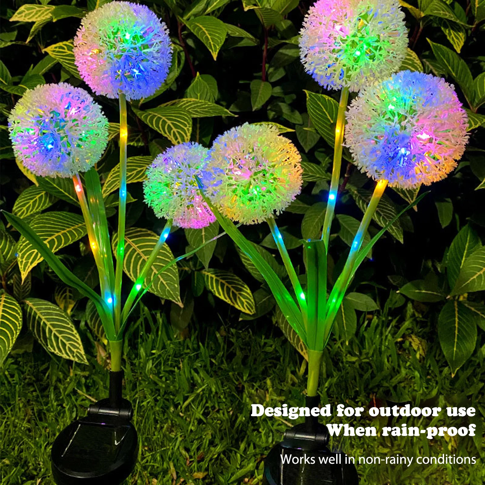 LED Solar Powered Stake Light 2 Modes IP65 Waterproof Garden Stake Light Dandelion Shaped for Yard Path Landscape Decorations
LED Solar Powered Stake Light 2 Modes IP65 Waterproof Garden Stake Light Dandelion Shaped for Yard Path Landscape Decorations