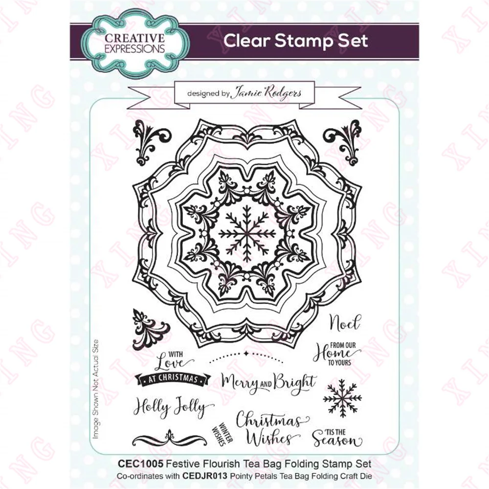 2022 Festive Flourish Christmas Clear Silicone Stamps Scrapbook Decoration Embossing Template Diy Gift Card Handmade Craft Molds
2022 Festive Flourish Christmas Clear Silicone Stamps Scrapbook Decoration Embossing Template Diy Gift Card Handmade Craft Molds