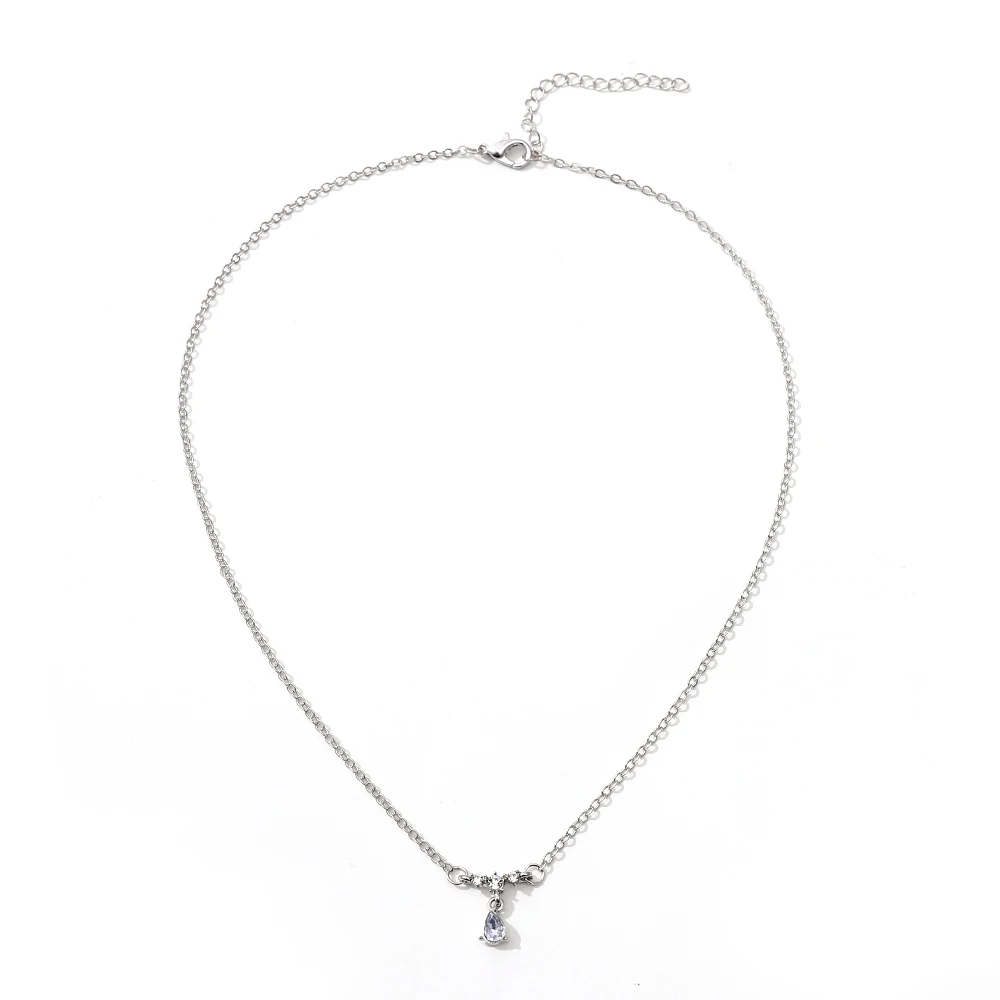 Water Drop Zircon Pendant Necklaces 2022 New Trendy Women Jewelry For Girl Concise Chain Neckalce Chokers Fashion Jewelry
Water Drop Zircon Pendant Necklaces 2022 New Trendy Women Jewelry For Girl Concise Chain Neckalce Chokers Fashion Jewelry