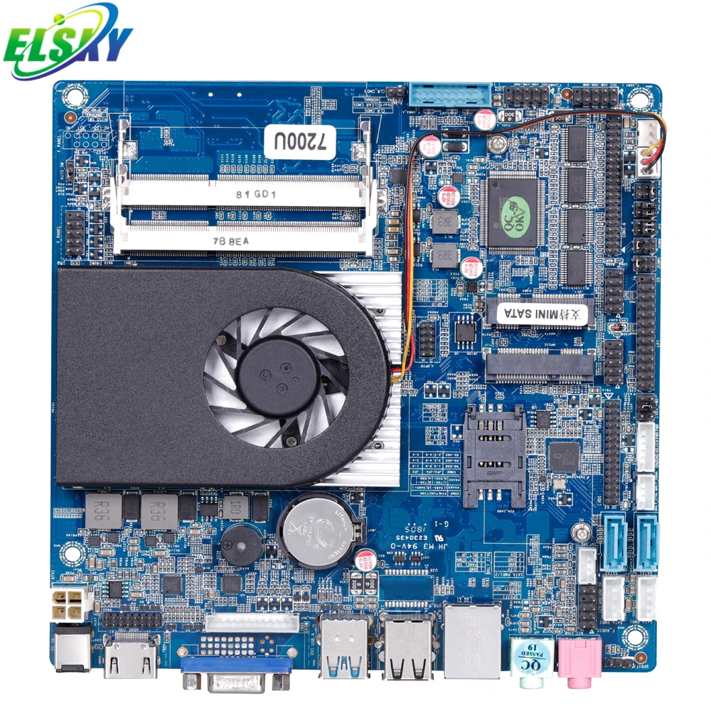 Kaby Lake Core I5 I5-7200U 1000M RJ45 Dual Lan Mainboard for 4k @60Hz HD Display
Kaby Lake Core I5 I5-7200U 1000M RJ45 Dual Lan Mainboard for 4k @60Hz HD Display