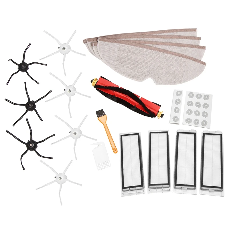 34Pcs Mopping Cloths Main Brush HEPA Filter Side Brush For Xiaomi Roborock S6 S5 MAX S60 S65 S5 S50 E25 E35 Vacuum Parts
34Pcs Mopping Cloths Main Brush HEPA Filter Side Brush For Xiaomi Roborock S6 S5 MAX S60 S65 S5 S50 E25 E35 Vacuum Parts