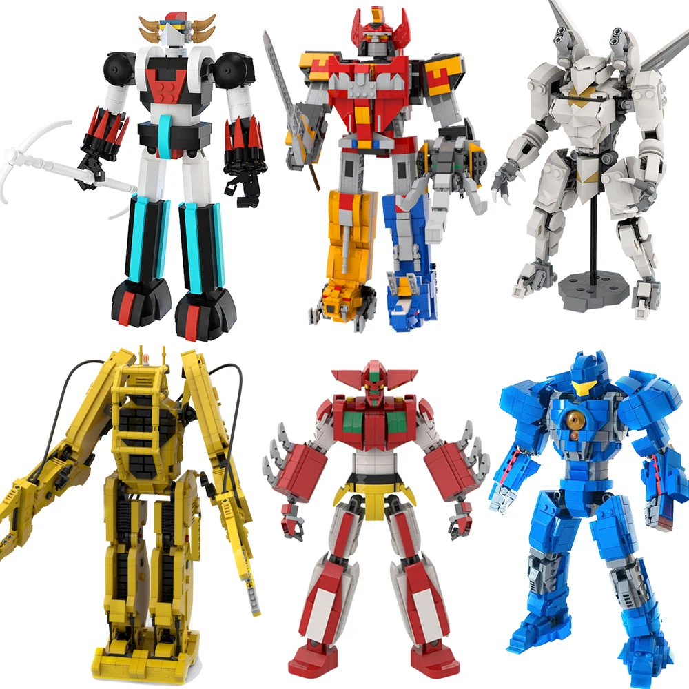 

MOC Movie Hot Space Anime Figures Mecha BT-7274 Vanguard-classs Robots Game Bricks Robot High-tech Model Blocks Kid Toys