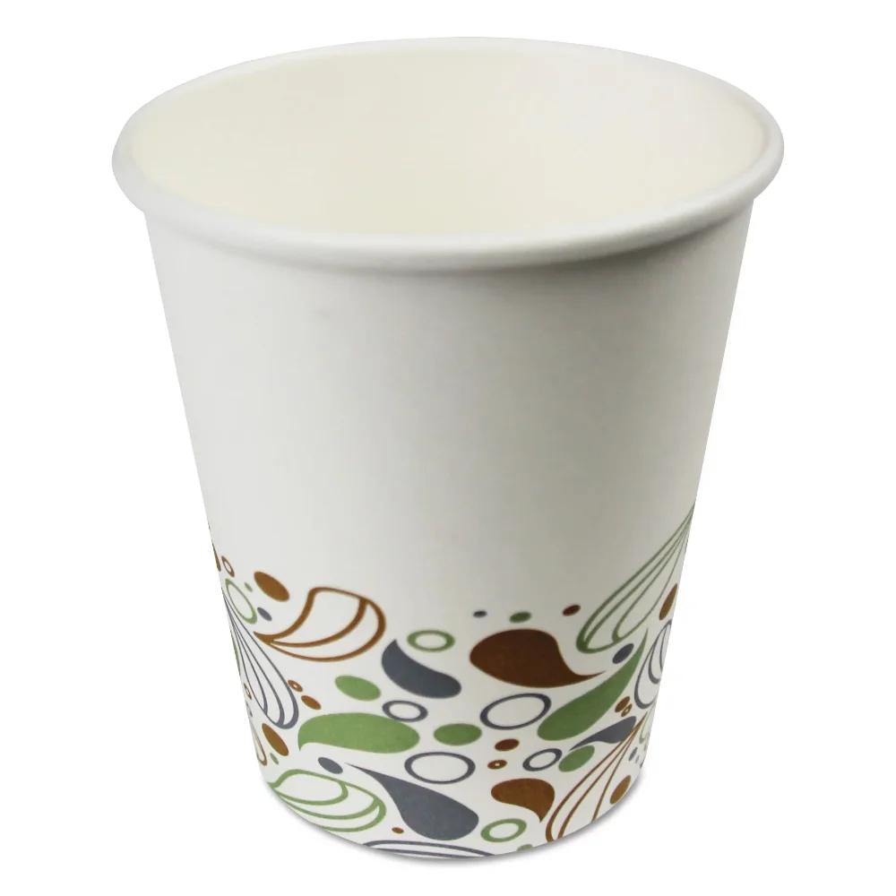 

Пластиковая чашка Deerfield, печатные бумажные горячие чашки, 8 унций, 20 чашек/рукав, 50 рукавов/картонная коробка-BWKDEER8HCUP