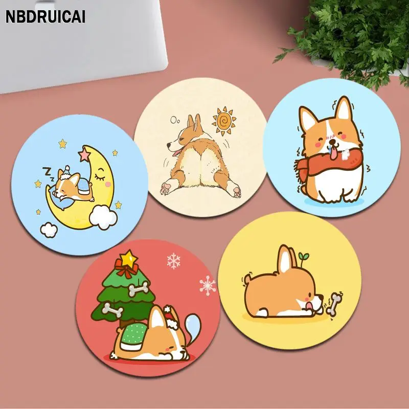 Cartoon Corgi Round Custom Skin Speed Version Game Computer Keyboard Office Table Mat PC Laptop Mouse mat for PC Gamer Mousemat
Cartoon Corgi Round Custom Skin Speed Version Game Computer Keyboard Office Table Mat PC Laptop Mouse mat for PC Gamer Mousemat