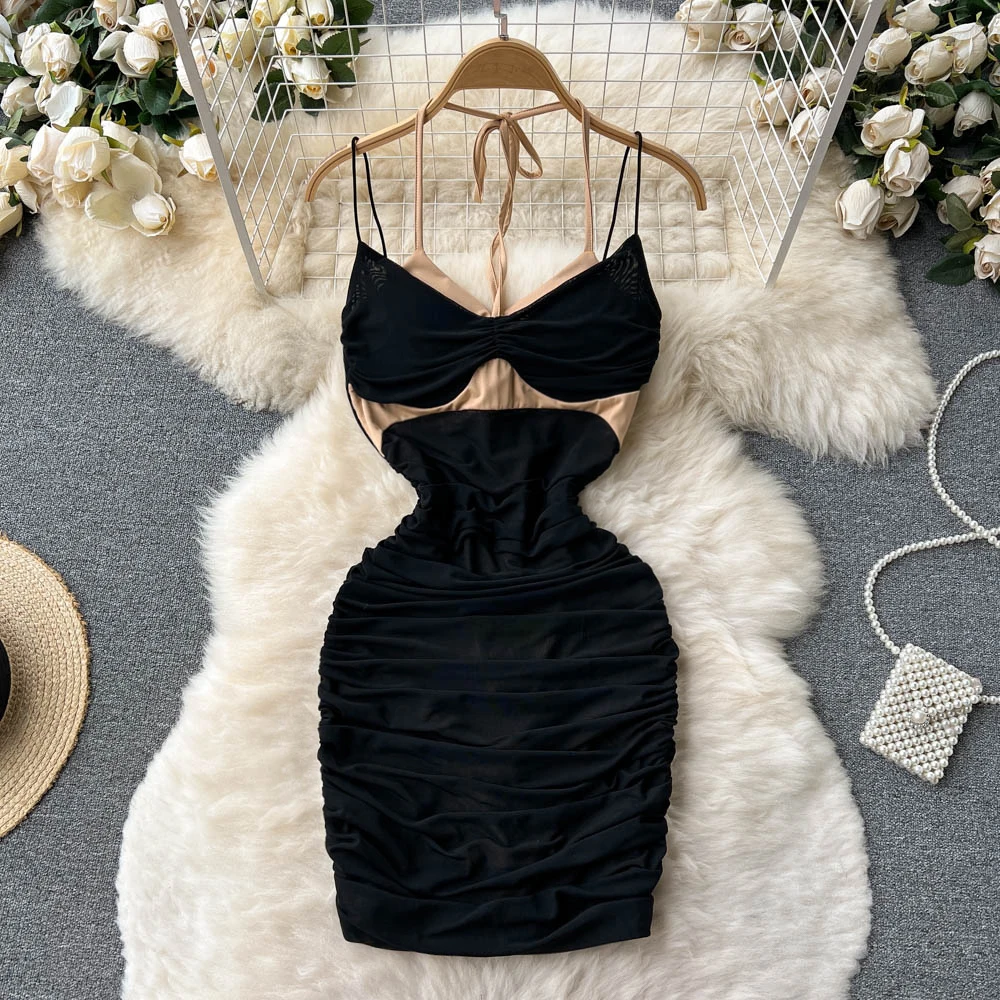 Summer Birthday Dress for Women Bow Halter Sleeveless Knee-Length Dresses Vestidos De Tricô Femenino Clothes Dropshipping
Summer Birthday Dress for Women Bow Halter Sleeveless Knee-Length Dresses Vestidos De Tricô Femenino Clothes Dropshipping