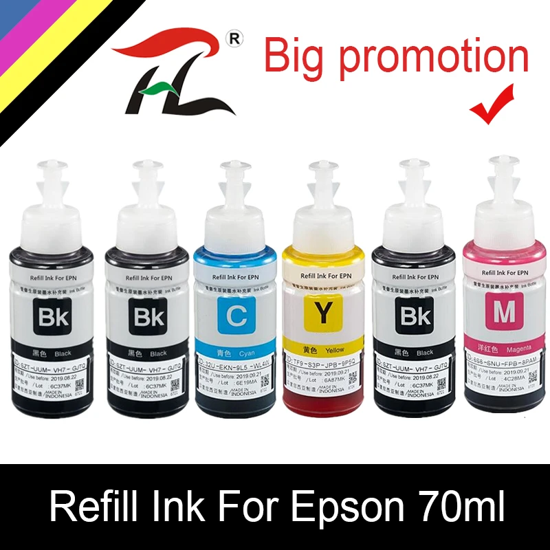 6 Bottle Refill Dye Ink Kit For Epson L100 L110 L132 L200 L210 L222 L300 L362 L366 L550 L555 L566 Printer Ink
6 Bottle Refill Dye Ink Kit For Epson L100 L110 L132 L200 L210 L222 L300 L362 L366 L550 L555 L566 Printer Ink