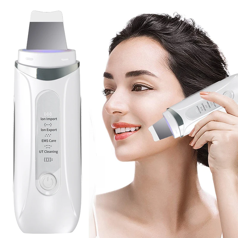 Ultrasonic Skin Scrubber Deep Face Cleaning Machine Peeling Shovel Facial Pore Cleaner Face Skin Scrubber Lift Machine
Ultrasonic Skin Scrubber Deep Face Cleaning Machine Peeling Shovel Facial Pore Cleaner Face Skin Scrubber Lift Machine