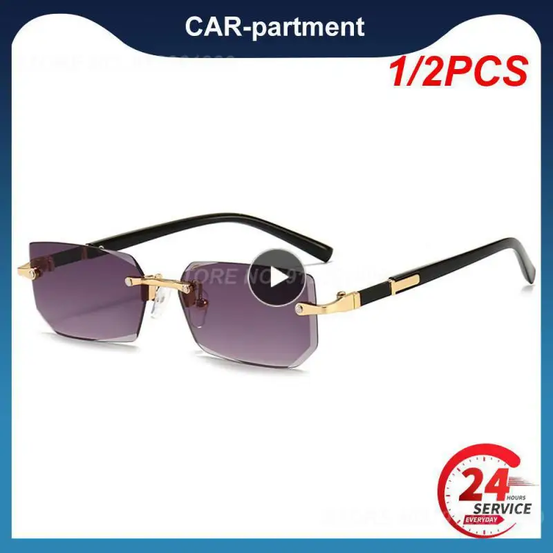 1/2PCS Trendy Punk Rimless Rectangle Sunglasses Men Women Fashion Shades UV400 Driving Sun Glasses Frameless Gradient Eyewear
1/2PCS Trendy Punk Rimless Rectangle Sunglasses Men Women Fashion Shades UV400 Driving Sun Glasses Frameless Gradient Eyewear