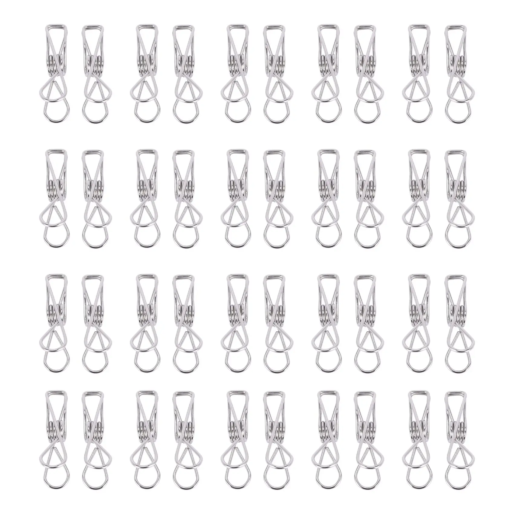 80pcs Stainless Steel Clothes Pins, Utility Clips Hooks Clothesline Clip 2.2inch for Outdoor Indoor Drying Home Laundry Offic 
80pcs Stainless Steel Clothes Pins, Utility Clips Hooks Clothesline Clip 2.2inch for Outdoor Indoor Drying Home Laundry Offic