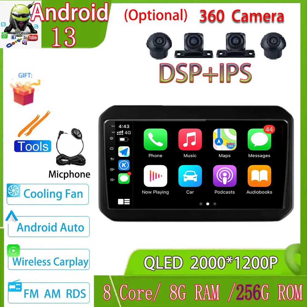 Android 13 For Suzuki Ignis 2016 2017 2018 2019 2020 GPS Navigation Car Radio Multimedia Player Stereo WIFI DSP 360Camera 4G Lte
Android 13 For Suzuki Ignis 2016 2017 2018 2019 2020 GPS Navigation Car Radio Multimedia Player Stereo WIFI DSP 360Camera 4G Lte