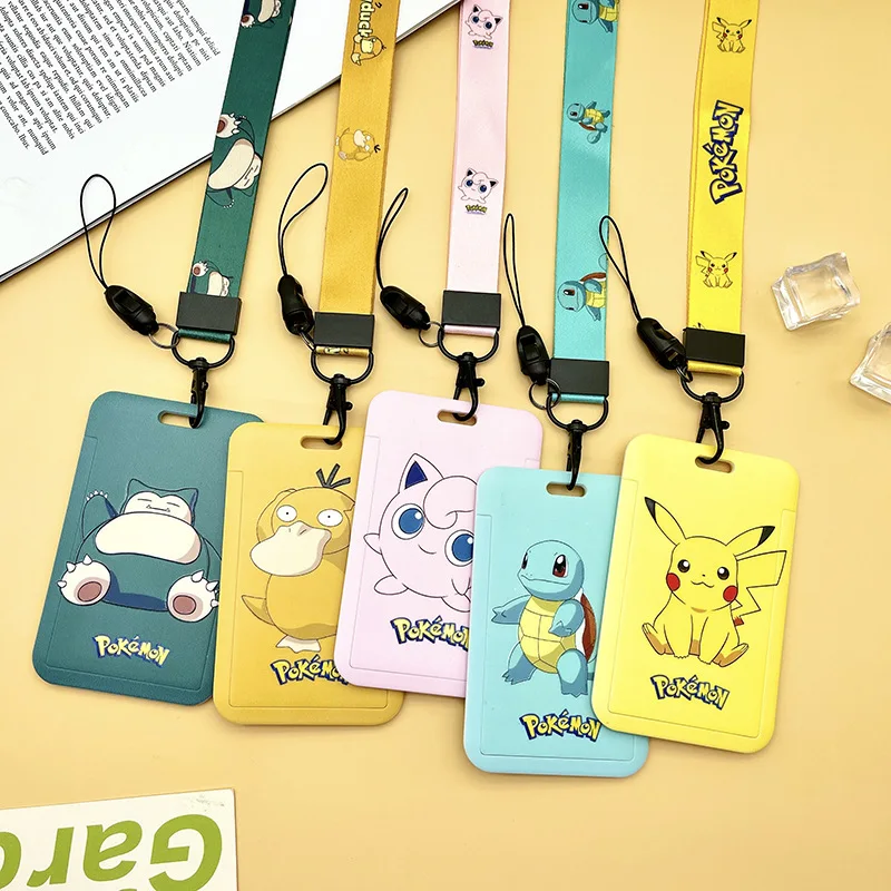 Anime Figures Pokemon Pikachu Card Cover Bulbasaur Lanyard Credit Card ID Holder Bag Student Boys Girls Cartoon Gengar Card Set
Anime Figures Pokemon Pikachu Card Cover Bulbasaur Lanyard Credit Card ID Holder Bag Student Boys Girls Cartoon Gengar Card Set