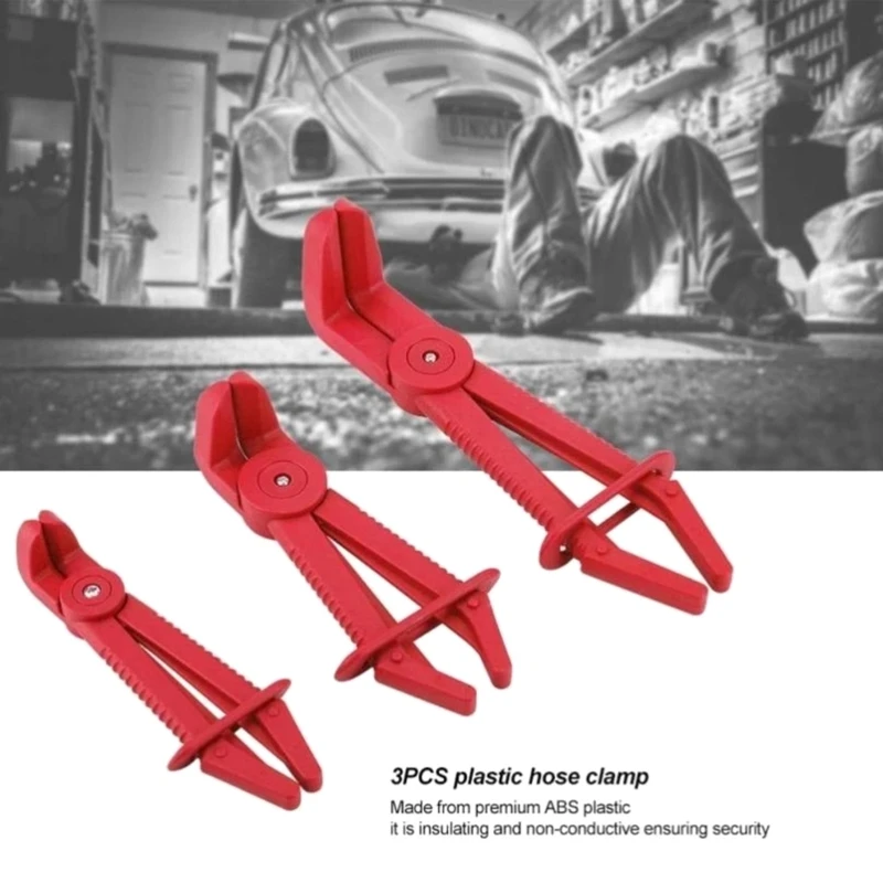 3Pcs Hose Clamp Tool Brake Fuel Water Line Cut Off Clamp Car Water Pipe Fix Tools Hose Pinch Off Pliers Hose Clamp Plier 40GF
3Pcs Hose Clamp Tool Brake Fuel Water Line Cut Off Clamp Car Water Pipe Fix Tools Hose Pinch Off Pliers Hose Clamp Plier 40GF