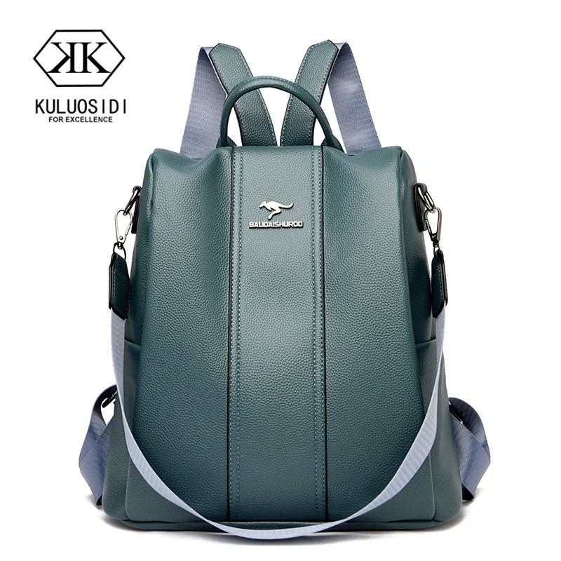 Women Fashion Leather Backpack Woman Should Bag Female Backpack For Women Girls Solid Color Book Bag Travel Bag
Women Fashion Leather Backpack Woman Should Bag Female Backpack For Women Girls Solid Color Book Bag Travel Bag