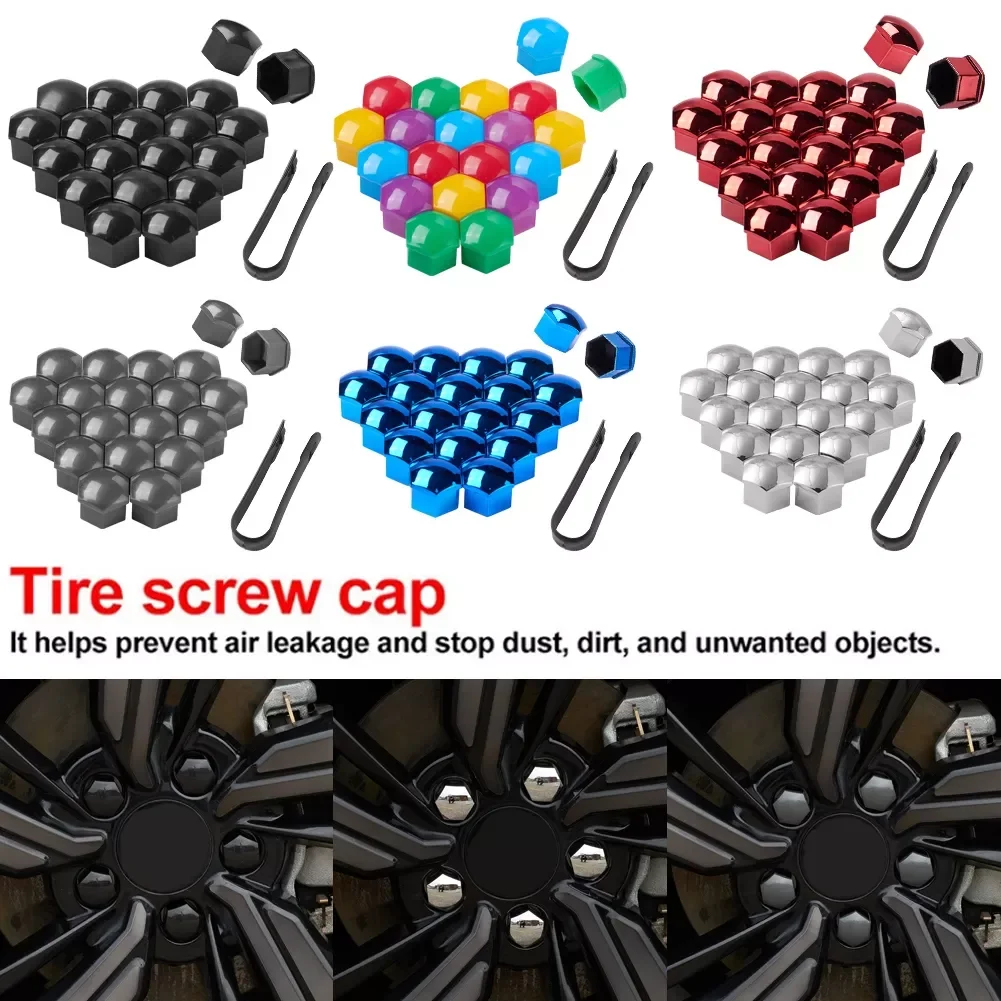 

17mm 19mm 21mm Car Wheel Nut Caps Bolts Protection Covers Anti-Rust Auto Hub Screw Cover Bolt Rims Exterior Decoration
