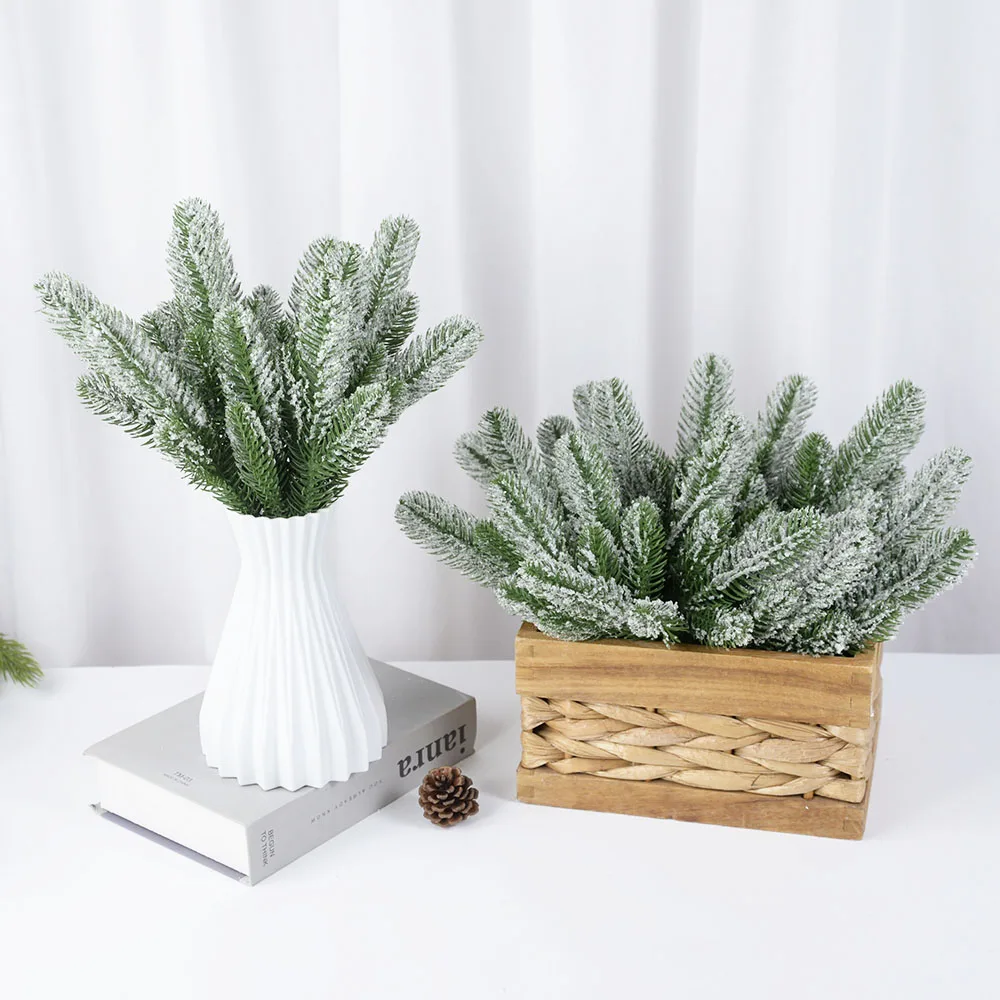 5pcs Christmas Snowflake Pine Branches Simulated Plant Christmas Tree Ornament For Home Xmas DIY Wreath Gift Box Wedding Decor
5pcs Christmas Snowflake Pine Branches Simulated Plant Christmas Tree Ornament For Home Xmas DIY Wreath Gift Box Wedding Decor
