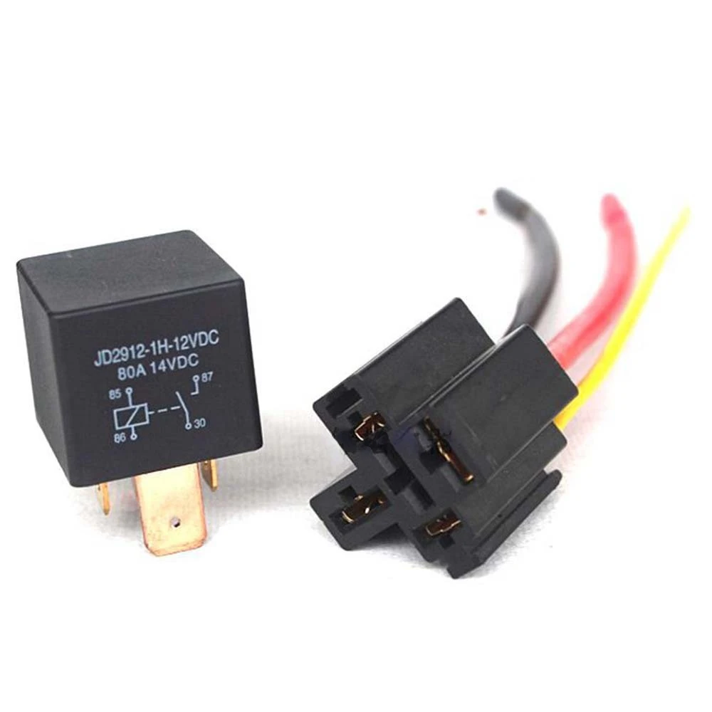 12V-14V 24V-28V 40A 4Pin 5Pin Waterproof Car Relay Automotive Relays Mayitr Normally Open JD2912 for Head Light Air Conditioner
12V-14V 24V-28V 40A 4Pin 5Pin Waterproof Car Relay Automotive Relays Mayitr Normally Open JD2912 for Head Light Air Conditioner