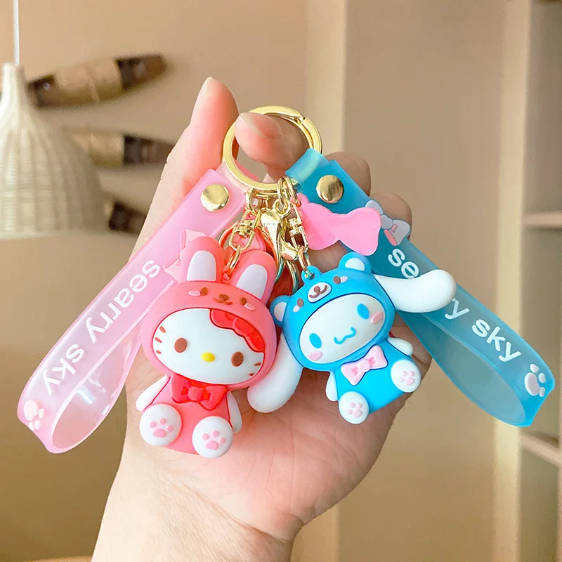 Kawaii Anime Sanrio Cartoon Kuromi My Melody Cinnamoroll Hello Kitty Keychain Creative Couple Key Chain Bag Pendant Cute Keyring
Kawaii Anime Sanrio Cartoon Kuromi My Melody Cinnamoroll Hello Kitty Keychain Creative Couple Key Chain Bag Pendant Cute Keyring
