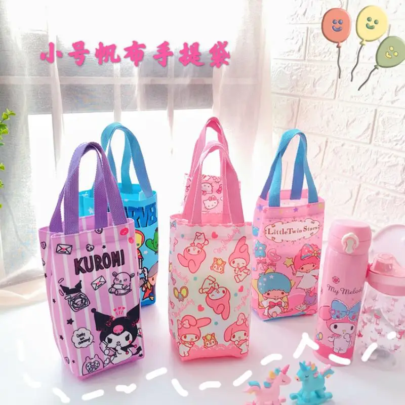 Kawaii Cartoon Kuromi Tote Bag Sanrios Anime Mymelody Water Cup Canvas Bag Cute Cinnamoroll Umbrella Student Storage Bag Toys
Kawaii Cartoon Kuromi Tote Bag Sanrios Anime Mymelody Water Cup Canvas Bag Cute Cinnamoroll Umbrella Student Storage Bag Toys